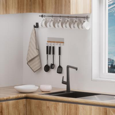 China Space Saving Kitchen Utensil Hooks No Drilling Wall Mounted Holders for Organization for sale