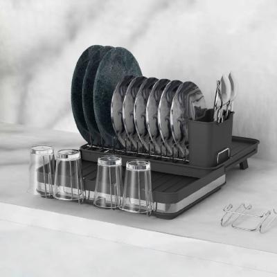 China Stainless Steel Kitchen Dish Drainer With Detachable Design for sale