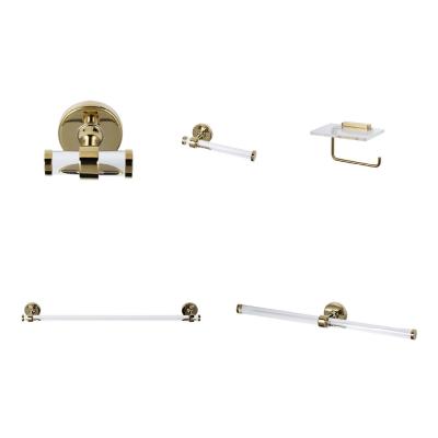 China 5 Pieces Badkamer Accessoires Set Wandmontage Badkamer Hardware Set Te koop