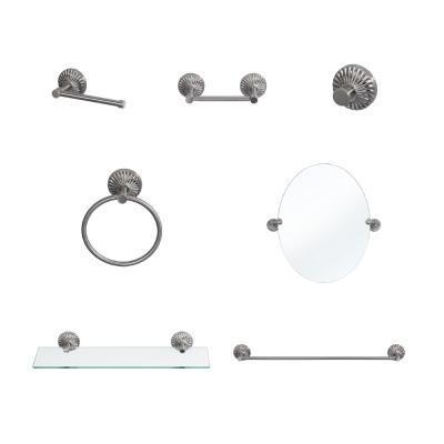 China Space Saving Wall Mounted Accessories 6 Pieces For Bathroom Organization for sale