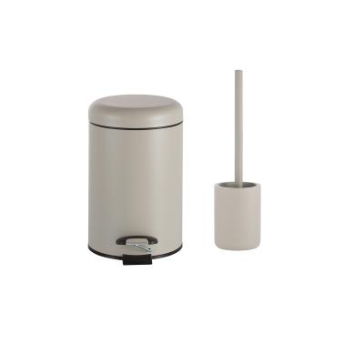 China Kitchen Household Bowl lid Trash Can Capacity 3L/5L/12L/20L/30L Standing Stainless Steel Dustbin with Soft Close for sale