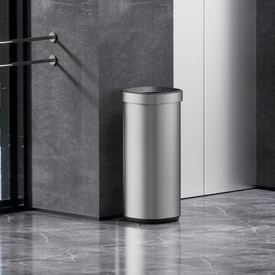 China Rectangular Trash Can Made of Durable Stainless Steel for Easy Waste Disposal at Home for sale