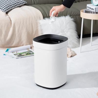 China Wormhole Series Household Stainless Steel Rectangular Open Top Trash Bin Without Lid Waste Bin Trash Can for sale