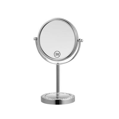 China big countertop Makeup Mirror with 9 Bulbs for sale