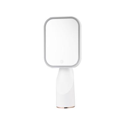 China rectangle led light countertop Makeup Mirror for sale