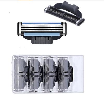 China Super Quality Triple Triple Blade 3 Blade Replacement Shaving Razor Cartridge Razor Blade for sale