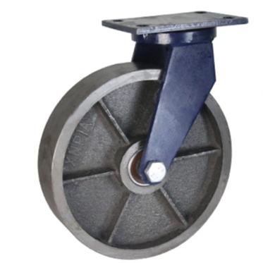 China Full Rigid Super Heavy Duty Max Load 1T Iron Caster Wheels for sale