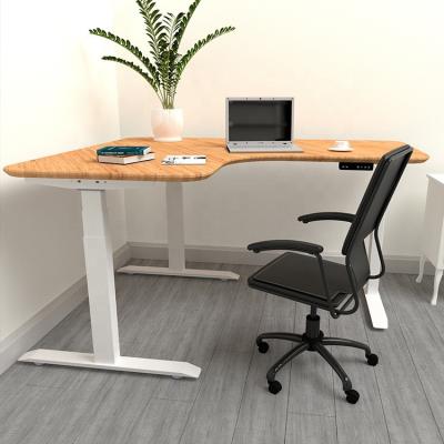 China 3 Leg Height Adjustable Smart Electronic Adjustable Desk Workstation Free Standing (Height) Desk for sale