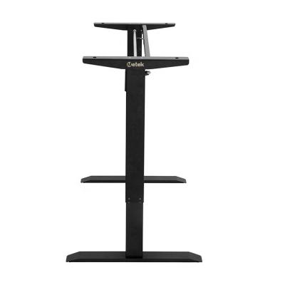 China (Height)Adjustable Ergonomic Modern Computer Desk Table Sit Single Electric Stand Motor Electric Height Adjustable Standing Desk for sale