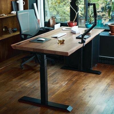 China Ergonomic Lifting Standing Desk (Height) Height Adjustable Electric Lift Adjustable Office Computer Desk for sale