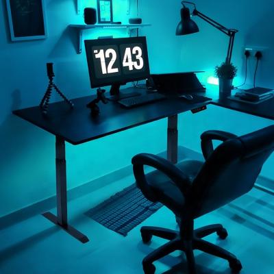 China Height Adjustable (Height) Adjustable Desk Standing Electric Lift Computer Desk for sale