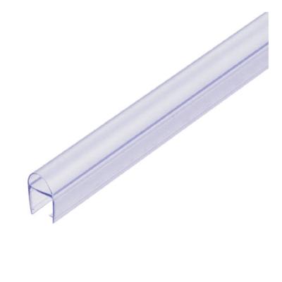 China Shower Soft Glass Door PVC Waterproof Sealing Strip For Tempered Glass for sale