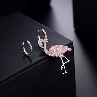 China CLASSIC Korean fashion accessory Flame Bird AB paired with women's 925 sterling silver hoop earrings for sale