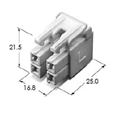 China HOME APPLIANCE KET MG612539 Wire To Wire Connector For Home Application Hardware PBT PC for sale