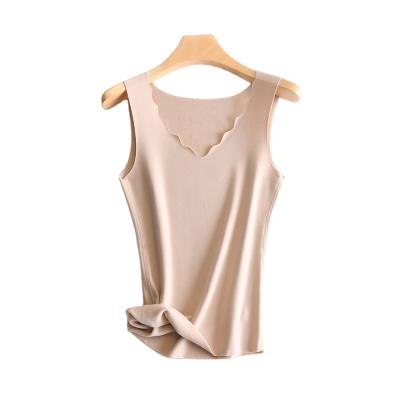 China Luxury Anti-wrinkle Thermal Storage To Keep Ladies Warm Fleece Anti-pilling Seamless Vest for sale