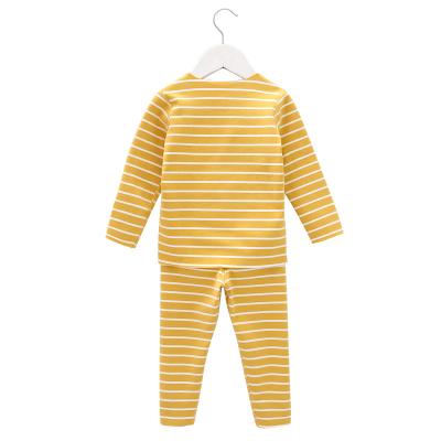 China New Product Breathable Hot Selling Children's Cationic Striped Long Sleeve Suit for sale