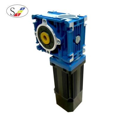 China Totally Enclosed Worm Gear Reducer Automation Equipment AGV 24V 150W 60mm DC Brushless Motor for sale