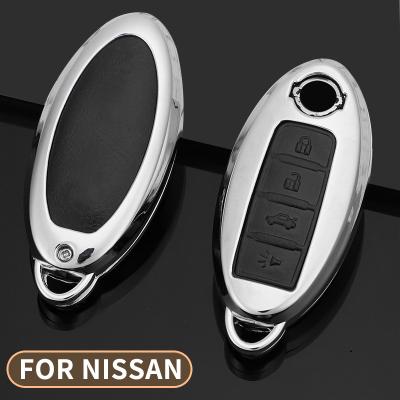 China Zinc Alloy Metal Car Key Cover Case Remote Control Case for Nissan Loulan New Tianlai Tule Xiaoke Qijun 020 for sale