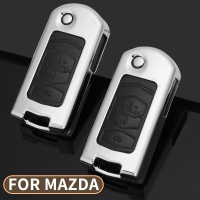 China High Quality Metal Zinc Alloy Luxury High Grade Car Key Case for Mazda Onker Syrah Cx5 3M6 Case for Mazda for sale