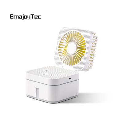 China 2022 Newest Hotel Dropshipping OEM Air Cooler Water Table Fan Humidifier Mist With Color Led for sale