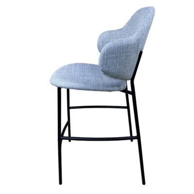 China Modern hot sale fabric umpire chair for bar table bar chair with arms for sale