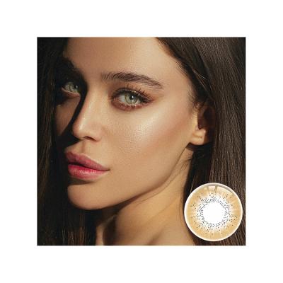 China Nino Brown Gray Daily Disposable Contact Lenses Super Natural Beauty Eye 14.6mm Diameter for sale