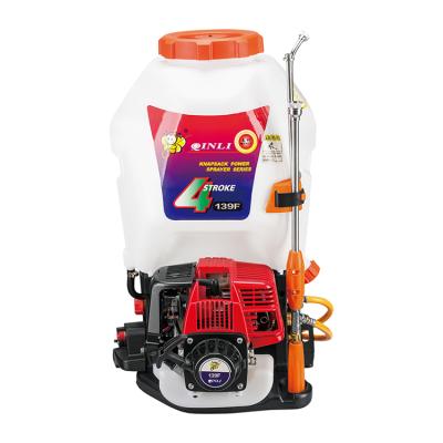 China Garden Spray 139F Gasoline Engine 4 Stroke Backpack Power Agricultural Sprayer for sale