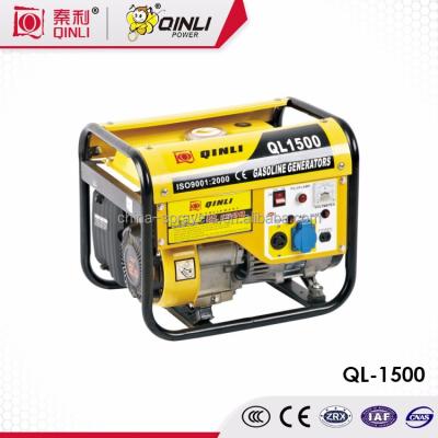 China Customized Widely Used Gasoline Generator QL-1500 Manufacturer for sale