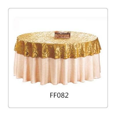 China Fashionable Double Layer Round Table Covers for Restaurant or Hotel for sale