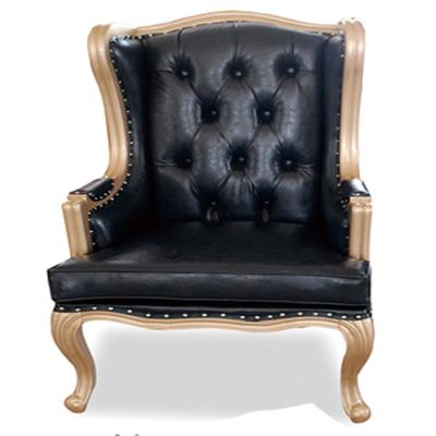 China YLX-3103 Black PU Leather Cover with Perfect Sewing Craftmanship Sofa Chair for sale