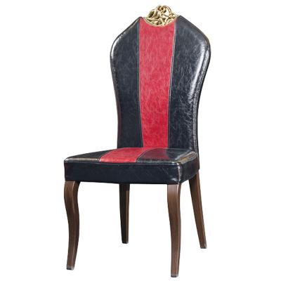 China YLX-8009 Wood Paper Finish Iron Tube Popular Dining Chair for Restaurant for sale