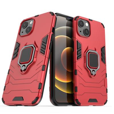 China Wholesale waterproof armor ring holder case for 13 pro cover device anti-drop tpu PC anti-collision mobile phone for sale