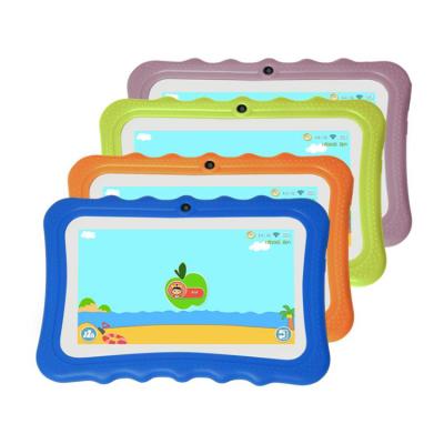 China Drop Resistance Factory Hot Selling Kids Tablet With 3500 Mah Battery Eye Protect Screen Preinstalled Android App 7 Inch Kids Tablet PC for sale