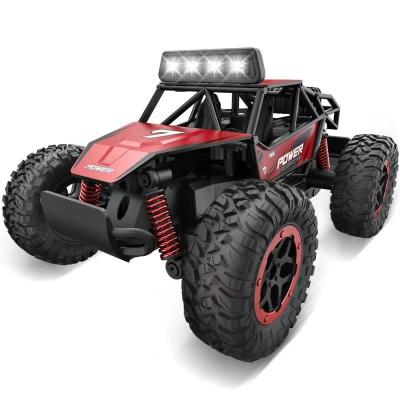 China Powerful All Terrain 2.4Ghz Auto Return 2.4Ghz RC Cars 4WD With Rock Straight Crawler Electric Radio Control RC Cars for sale