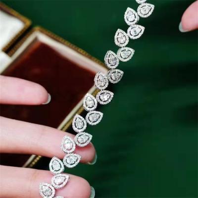 China Pulsera 18k Gold Natual Unique Solid Pure Diamond C-artier Bracelets For Women Jewelry for sale