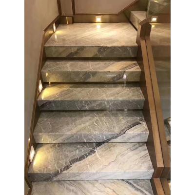 China Wholesale Modern Bedroom Decor Outdoor Marble Steps, Wholesale Modern Bedroom Decor Anti Slip Marble Steps for sale