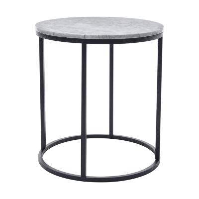 China Modern Wholesalers Black Marble Coffee Table , Factory Round Marble Dining Table for sale