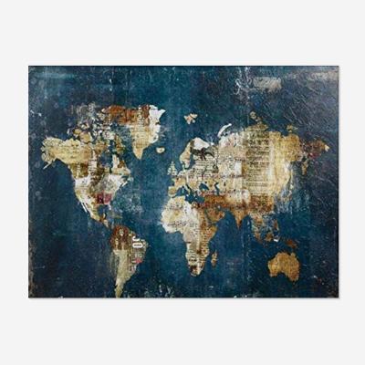 China Wholesale Environmental Friendly Wholesale 5D Diamond Painting Abstract Art Map DIY Diamond Embroidery Mosaic Gift Cross Stitch Kits for sale