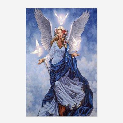 China Full Drill Angel Flying Pigeon Diamond Painting 5D Diamond Painting DIY Cross Stitch Kit Fashion Modern Mosaic Environmental Friendly Canvas for sale