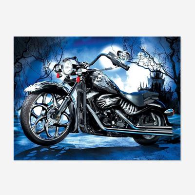 China OEM/ODM Motorcycle Oil Painting Decor 5D Diamond Painting Custom Picture Fashion Environmentally Friendly Home Painting By Numbers DIY Gift for sale