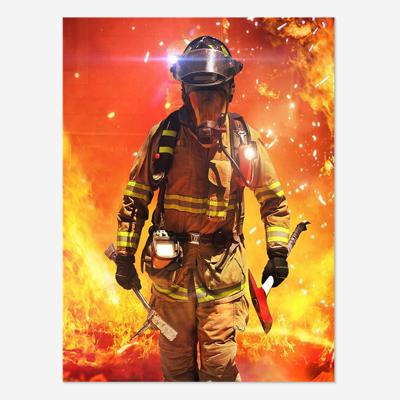 China OEM/ODM Diamond Painting 5D Environmental Friendly Cross Stitch Full Drill Diamond Embroidery Fireman Fire Fighting Mosaic Pattern Home Decor Gift for sale