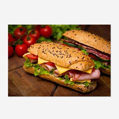 China Wholesale 5D Diamond Painting Personalized Customized DIY Photo Enviromental Friendly Gift Sandwich Hamburger Tomato Wall Decor OEM/ODM for sale