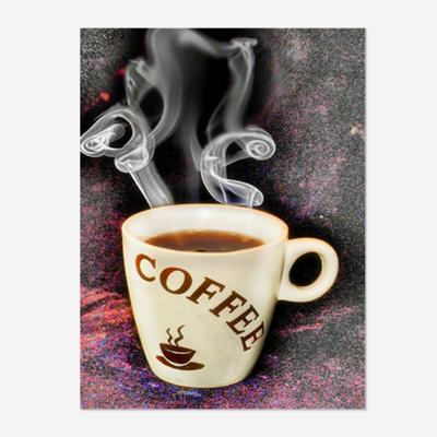 China Environmental Friendly Cross Stitch Kit DIY Painting Diamond Painting 5D Wall Fashion Room Decor Coffee Cup Custom Painting Embroidery for sale