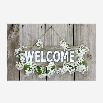 China Wholesale Custom Full Drill Diamond Painting Welcome Letter Flower DIY Embroidery Handwork Fashion Wall Painting Home Environment Friendly Decor for sale