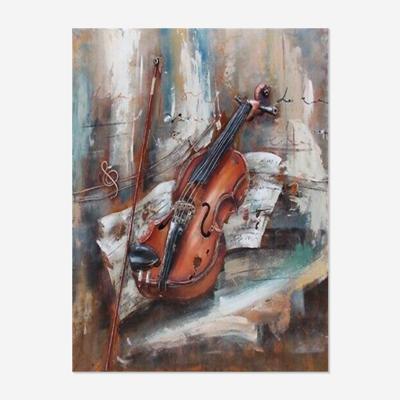 China Environmental Friendly DIY Gifts Picture Violin Music Guitar 5D Wall Abstract Full Drill Square/Around Diamond Painting Home Decor Wholesale for sale