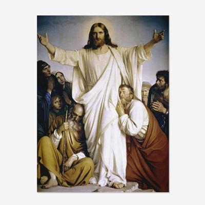 China Christmas Environmental Friendly Gifts Full Drill Round And Square Diamond Painting Picture Jesus Religion Character Wall Decor Home Embroidery for sale