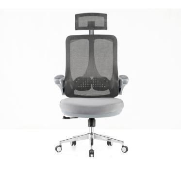 China Modern Adjustable High Back Executive Chair Best Ergonomic Mesh Office Chair (Height) With Headrest for sale