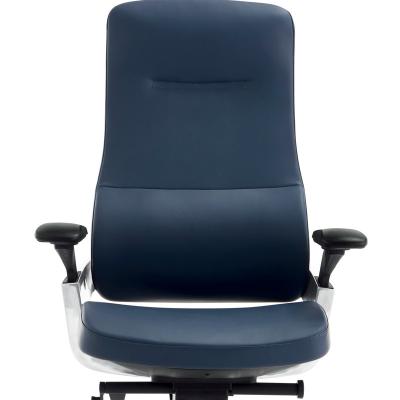 China Luxury Recumbent Massage Computer Office Comfortable Leather Reclining Chair With Leg Rest for sale