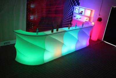 China PE Colourful LED Bar Furniture Wireless IR Remote Control For Wedding Party for sale