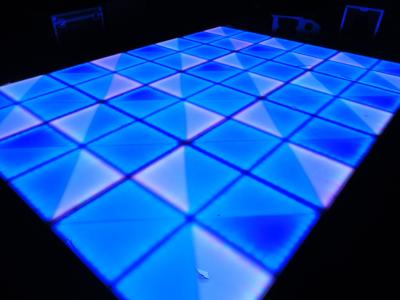 Cina 24 fasi dei canali LED che accendono il CE lineare ROHS del regolatore della luminosità LED Dance Floor di 100% - di 0 in vendita